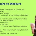 Unsecure vs Insecure