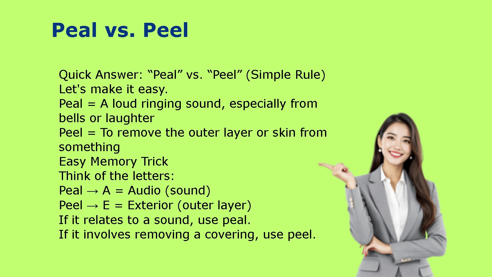 Peal vs. Peel