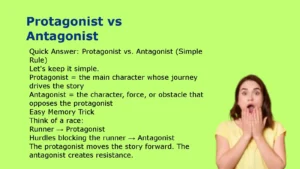 Protagonist vs Antagonist