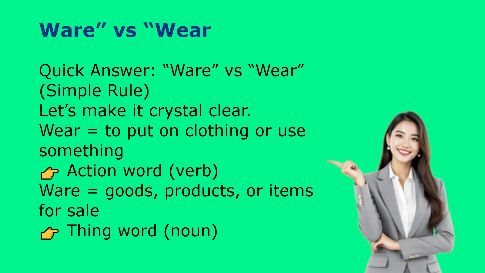 Ware vs Wear