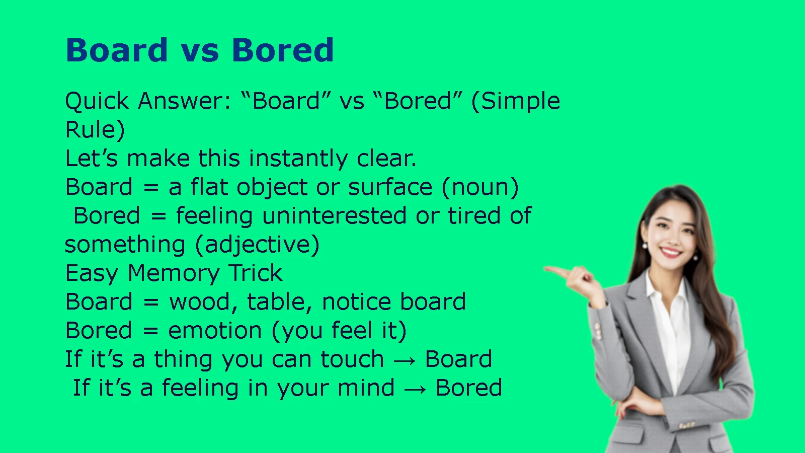 Board vs Bored