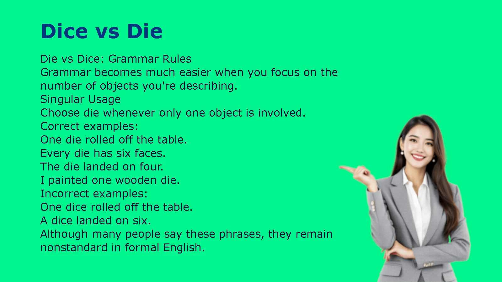 Dice vs Die