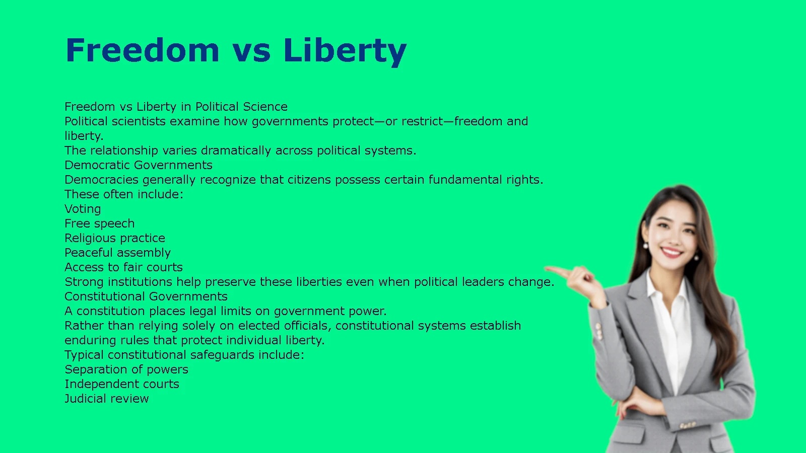 Freedom vs Liberty