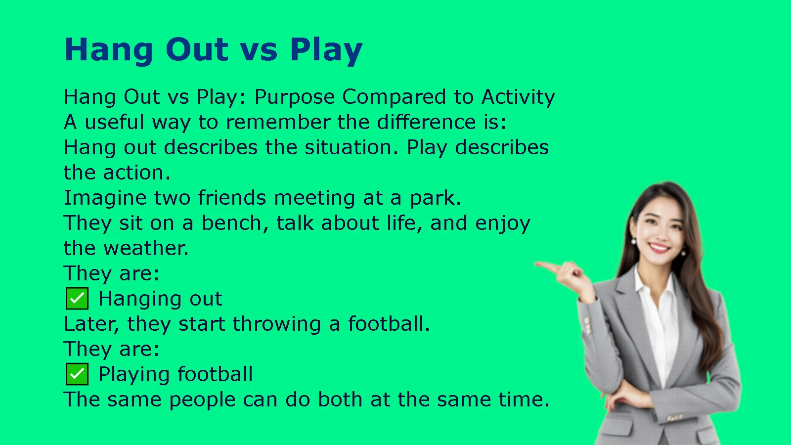 Hang Out vs Play