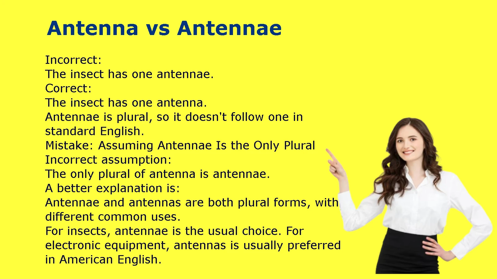 Antenna vs Antennae