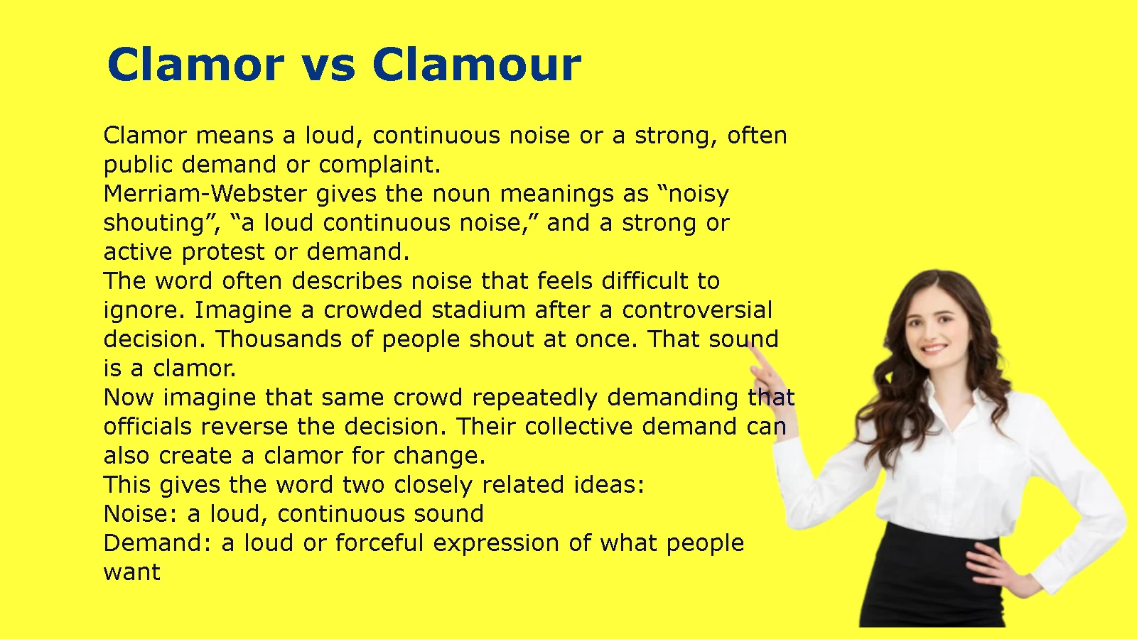 Clamor vs Clamour