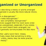 Disorganized or Unorganized