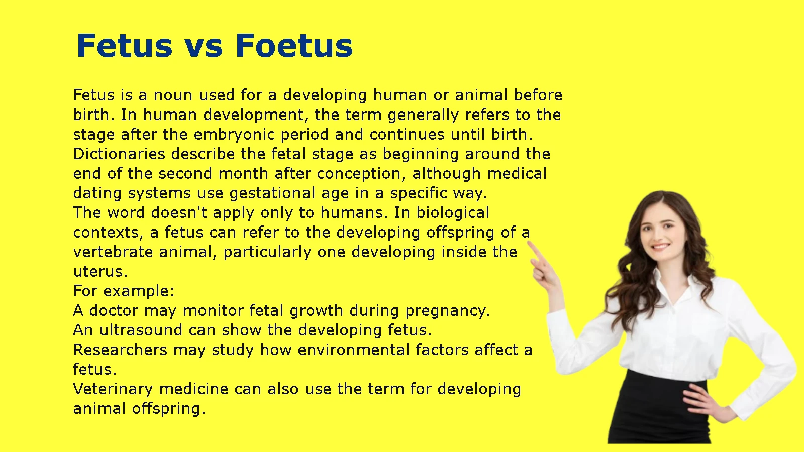 Fetus vs Foetus