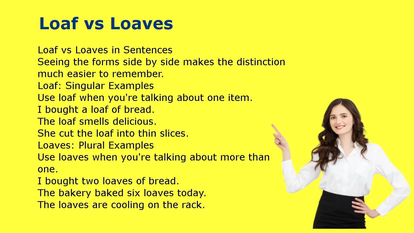 Loaf vs Loaves