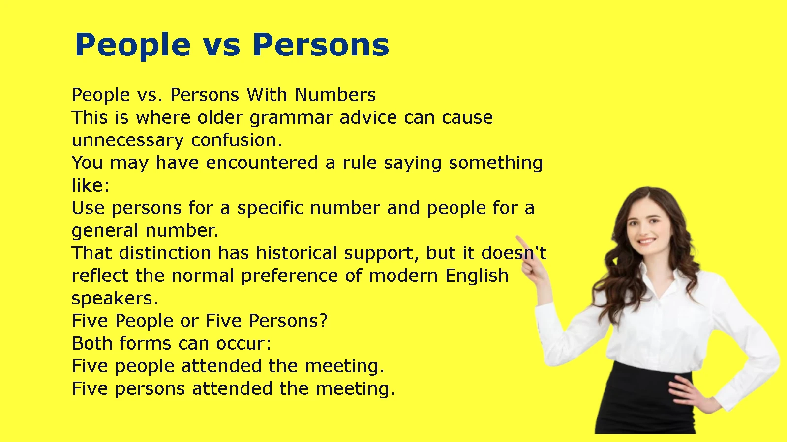 People vs Persons