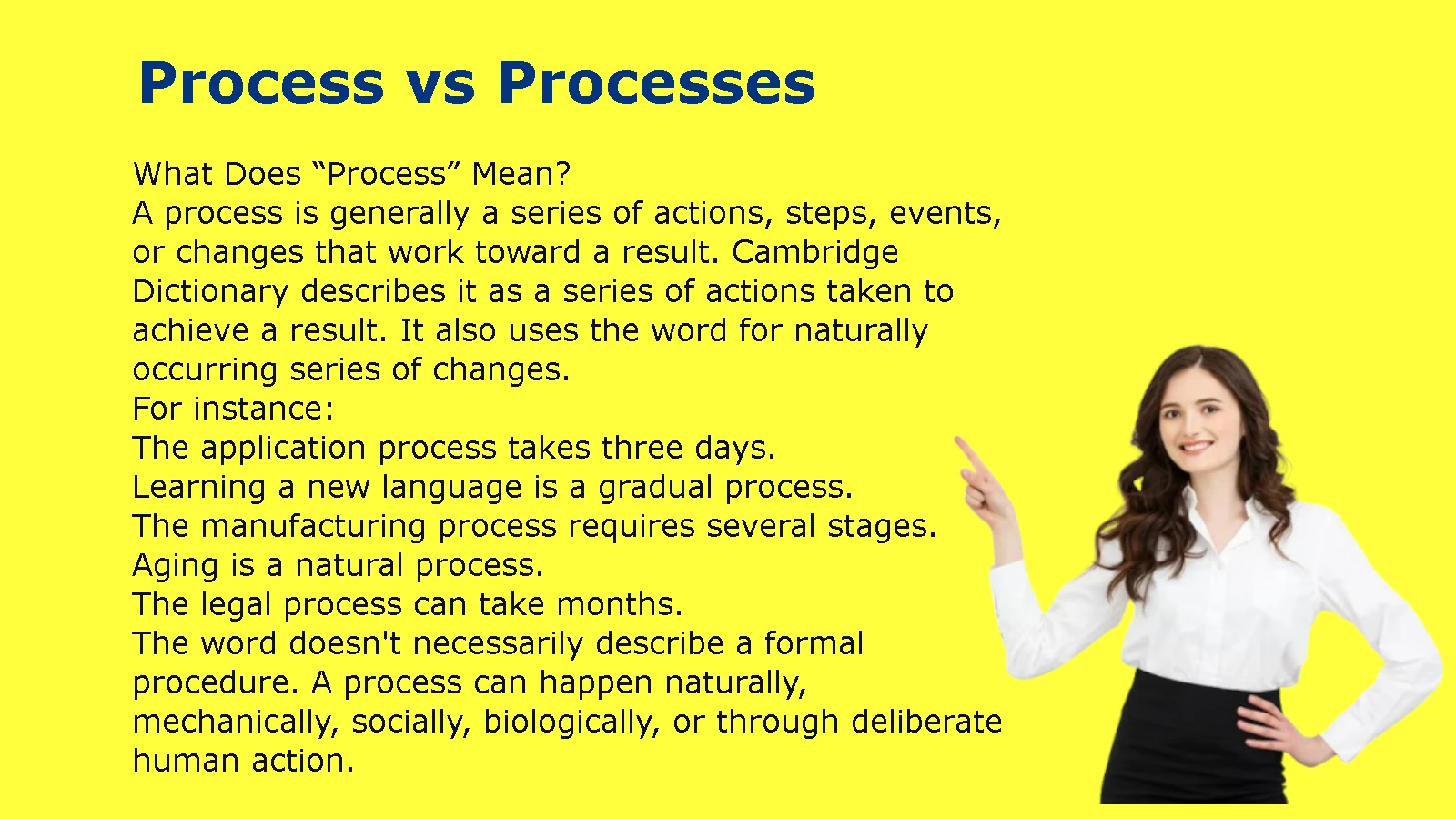 Process vs Processes