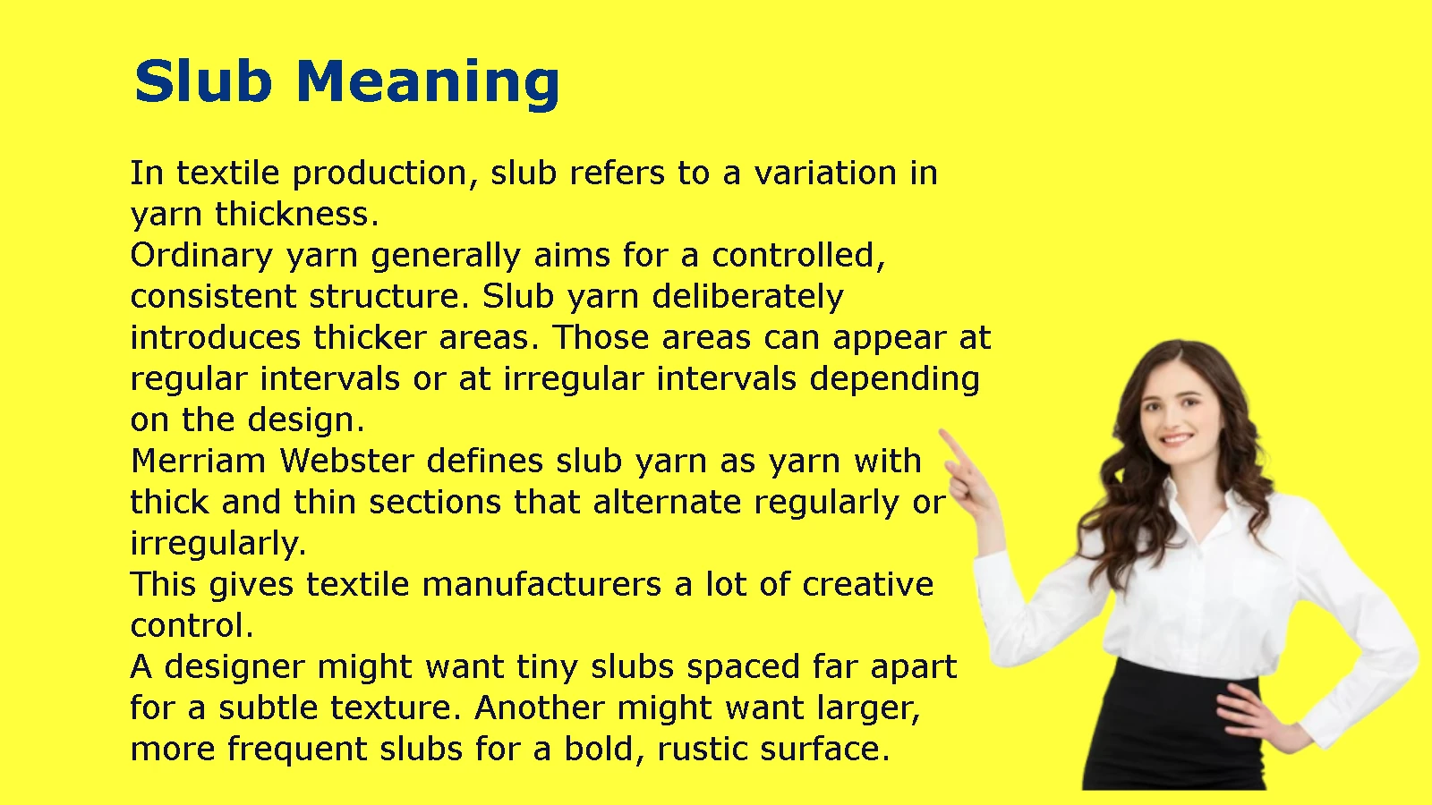 Slub Meaning