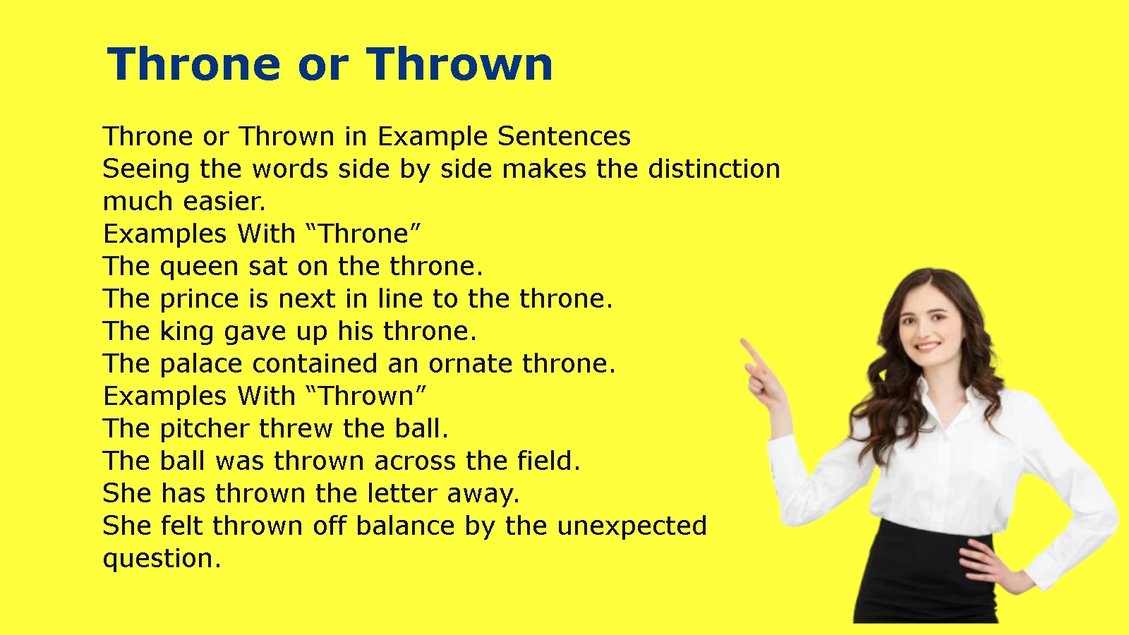 Throne or Thrown