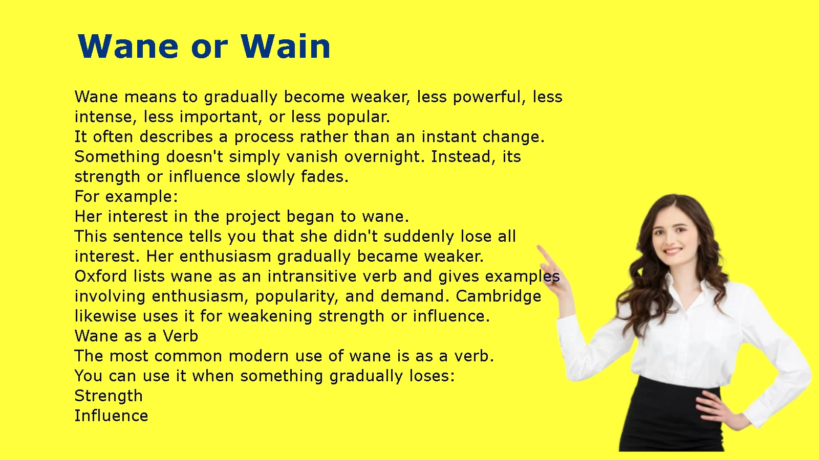 Wane or Wain