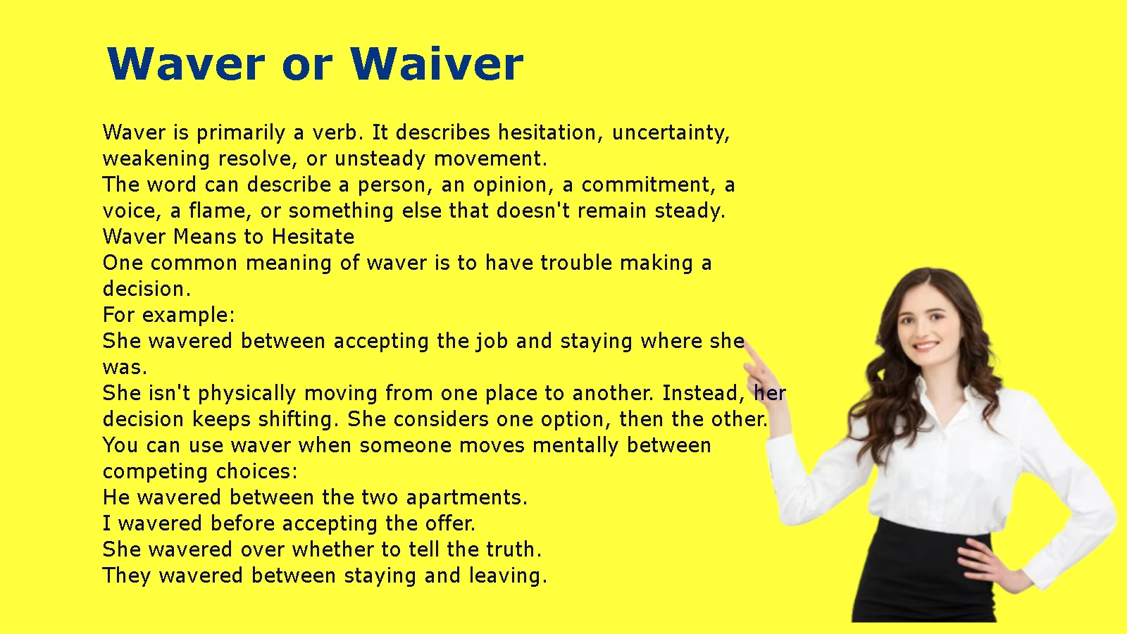 Waver or Waiver