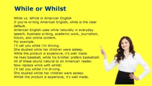 While or Whilst