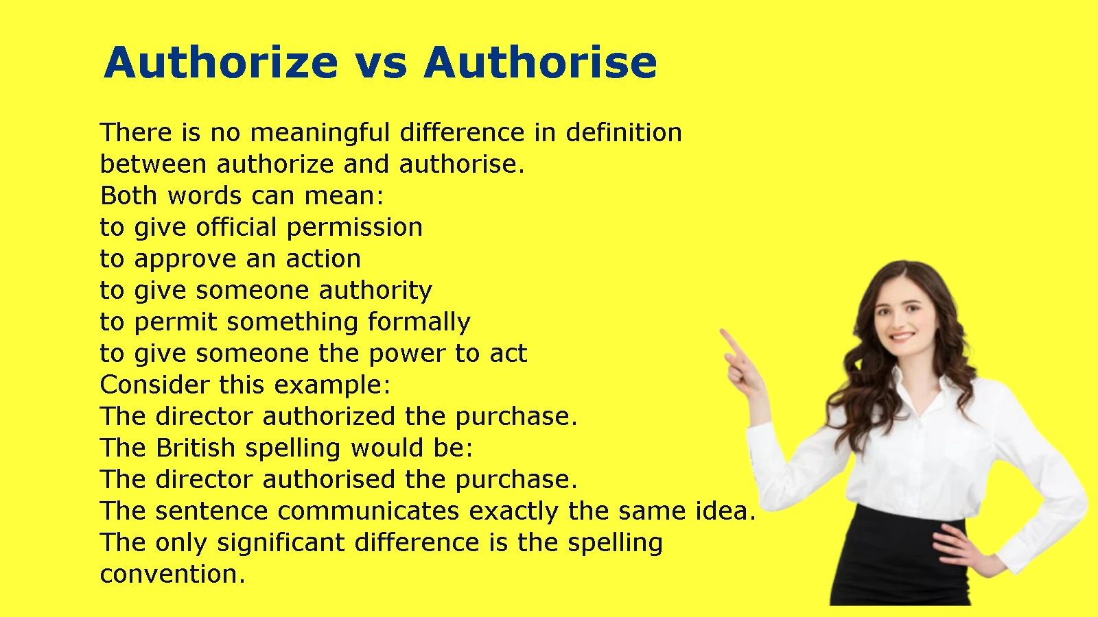 Authorize vs Authorise