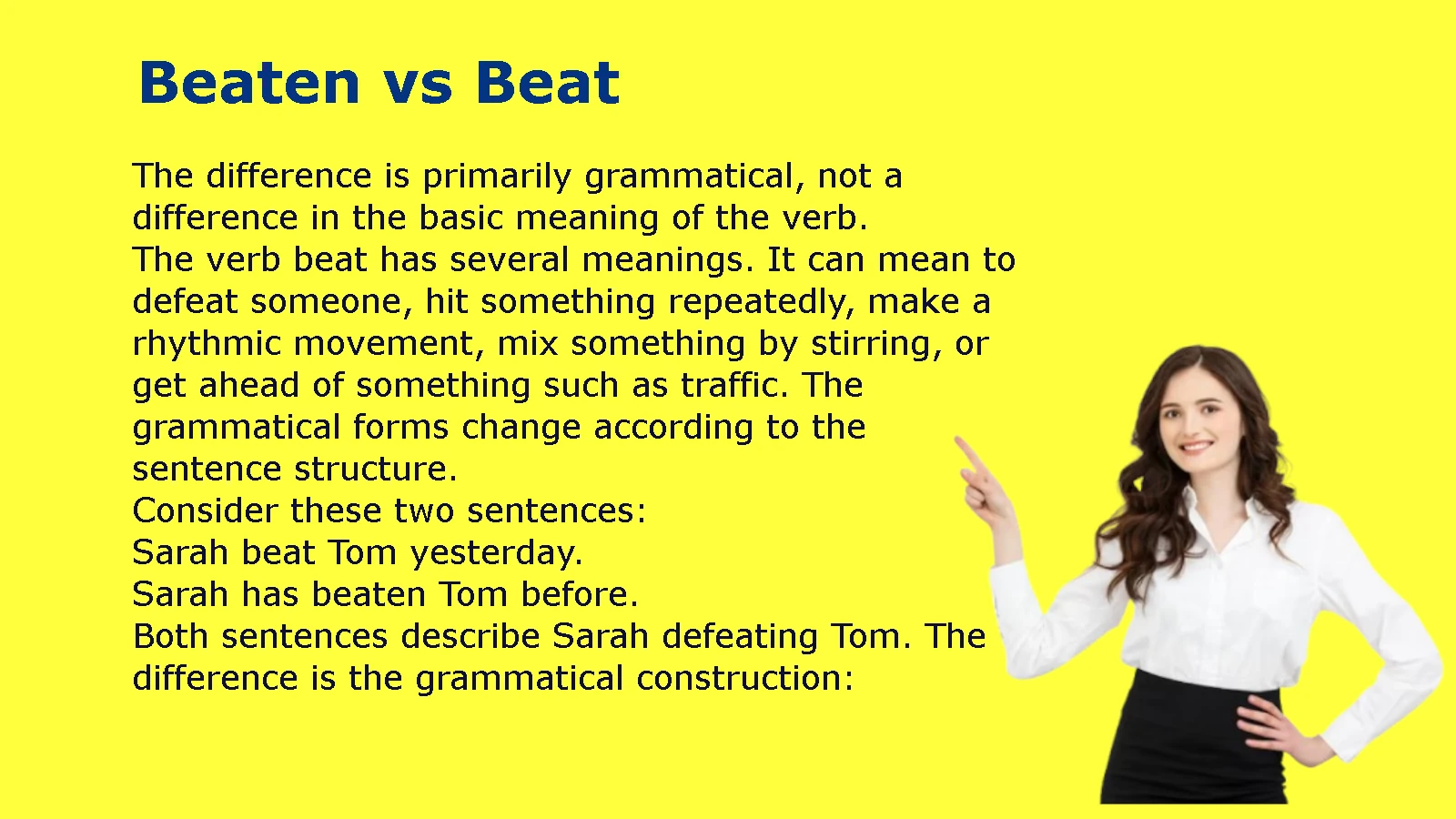 Beaten vs Beat