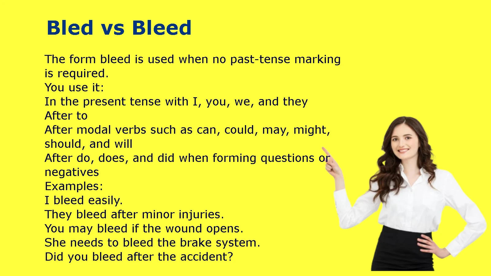 Bled vs Bleed