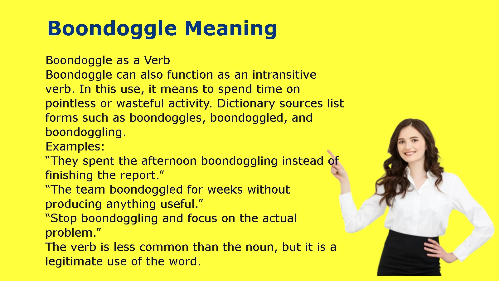 Boondoggle Meaning