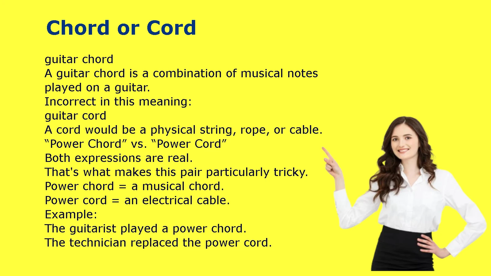 Chord or Cord