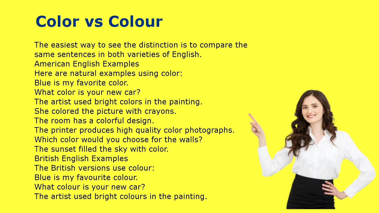 Color vs Colour