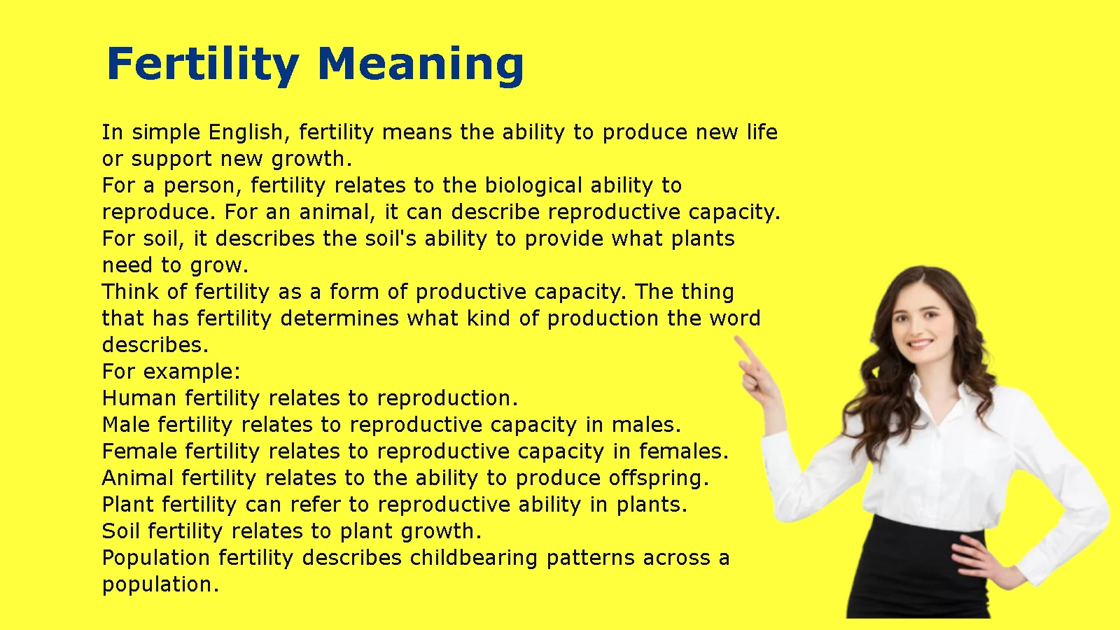 Fertility Meaning