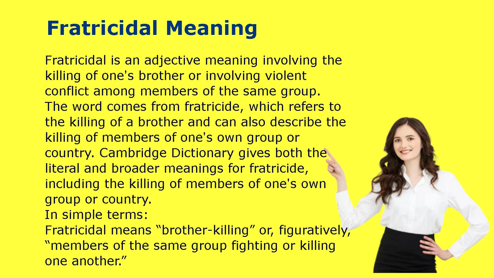 Fratricidal Meaning