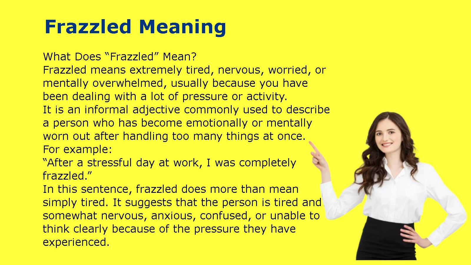 Frazzled Meaning