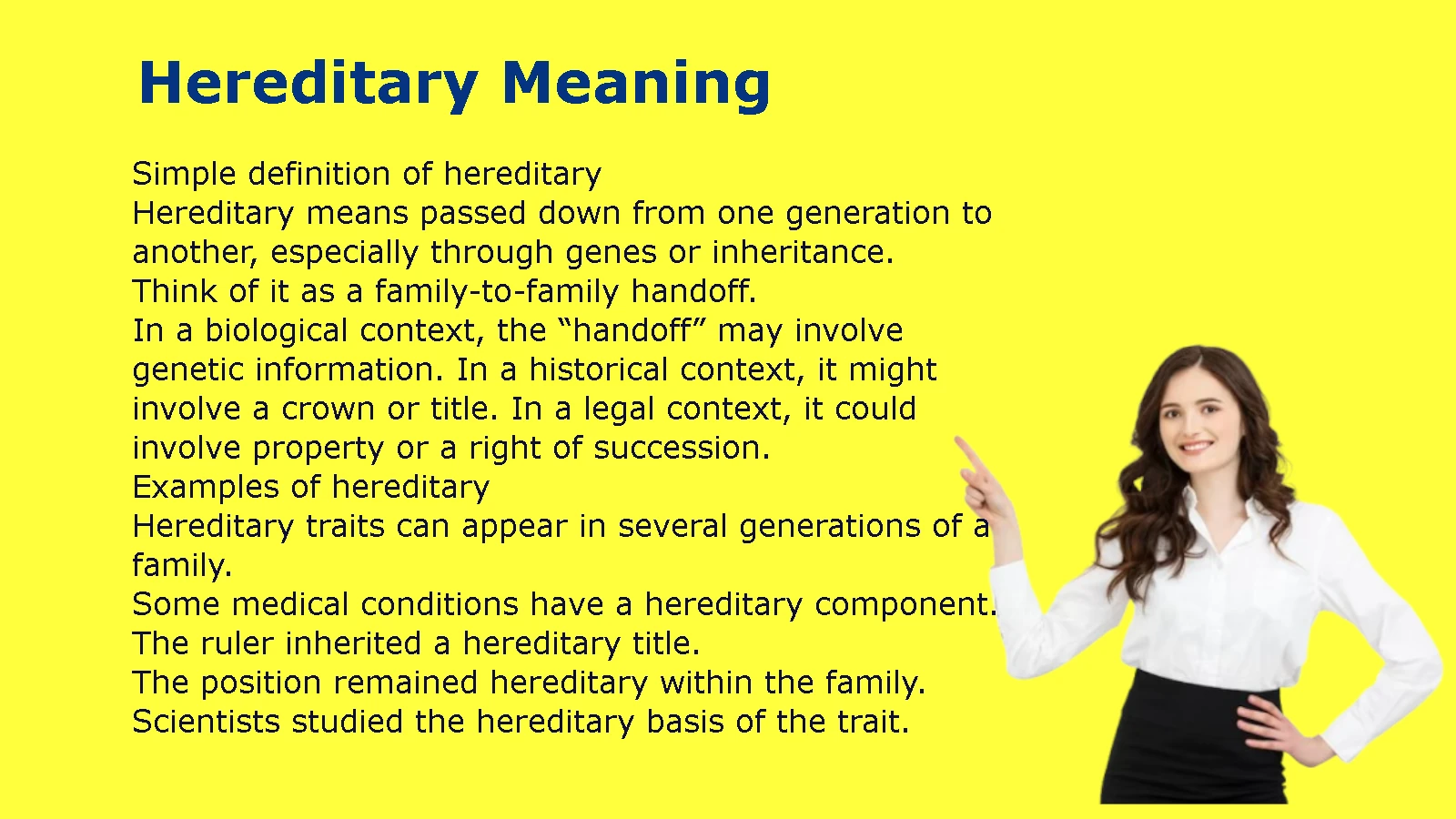 Hereditary Meaning