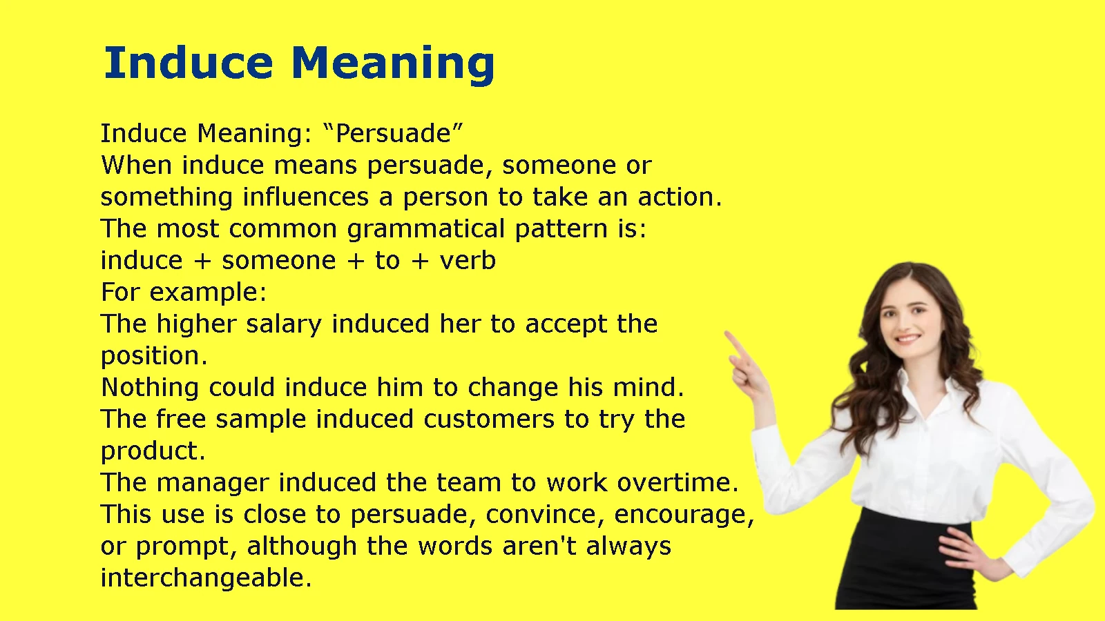 Induce Meaning
