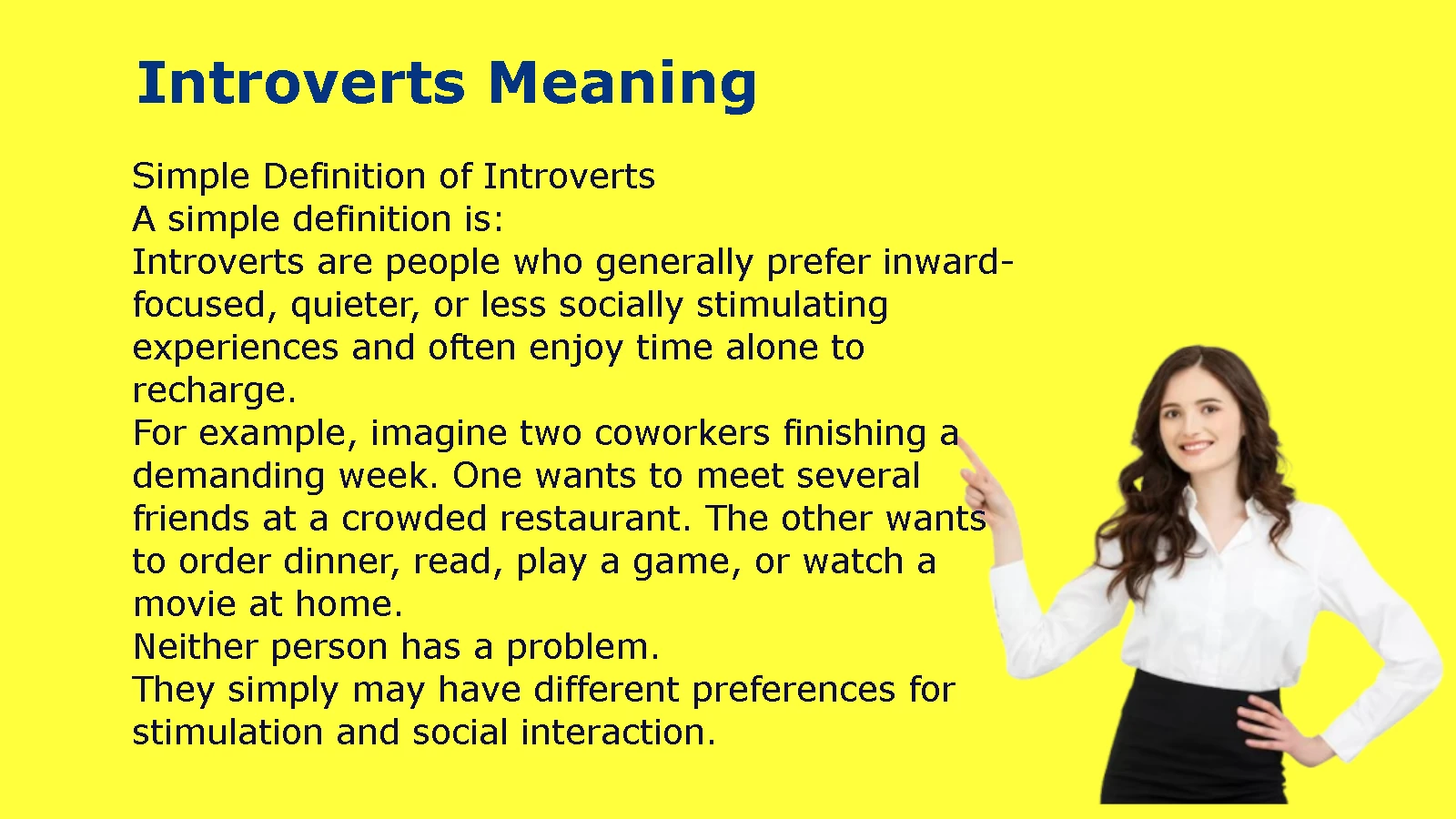 Introverts Meaning