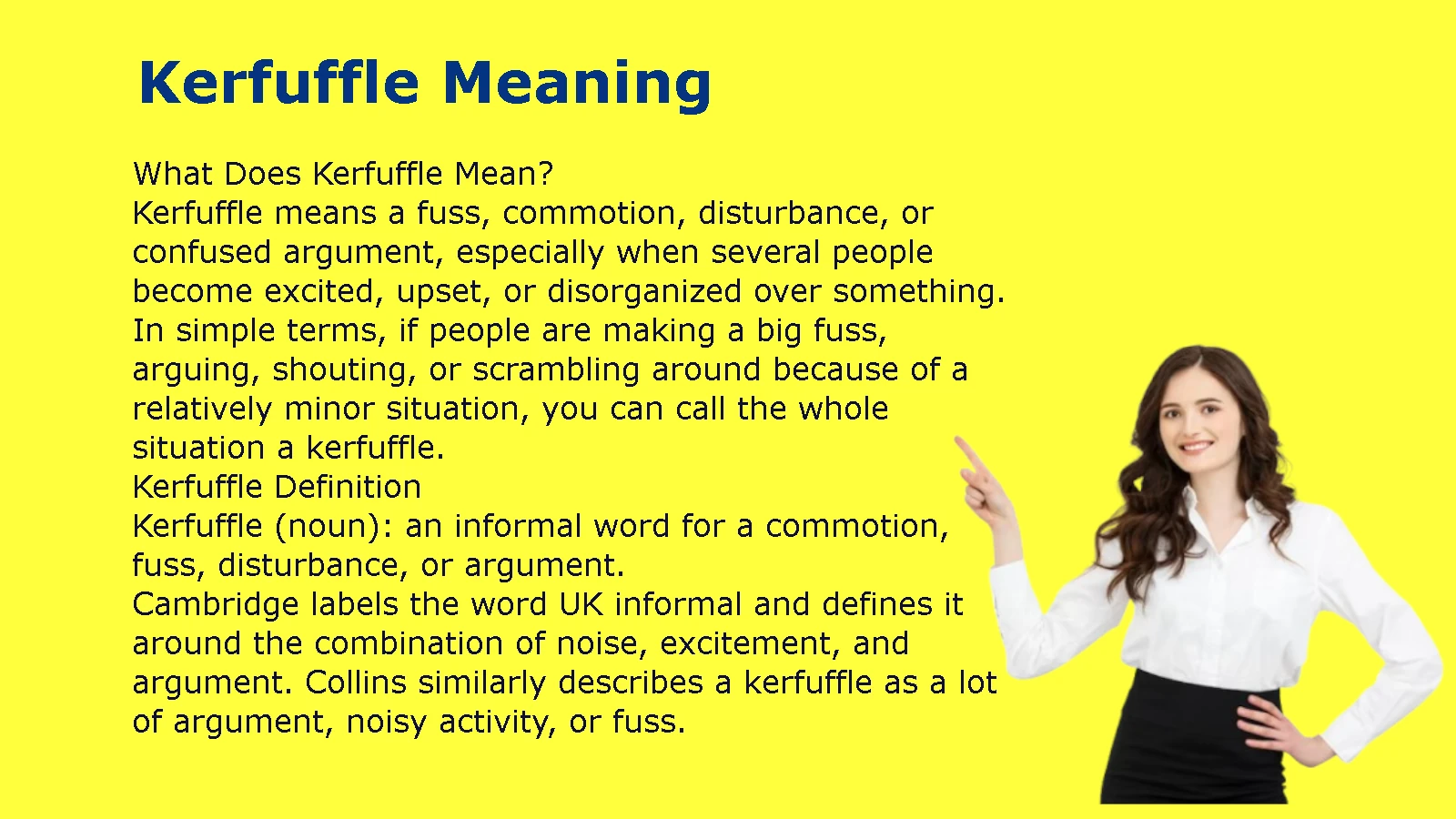 Kerfuffle Meaning