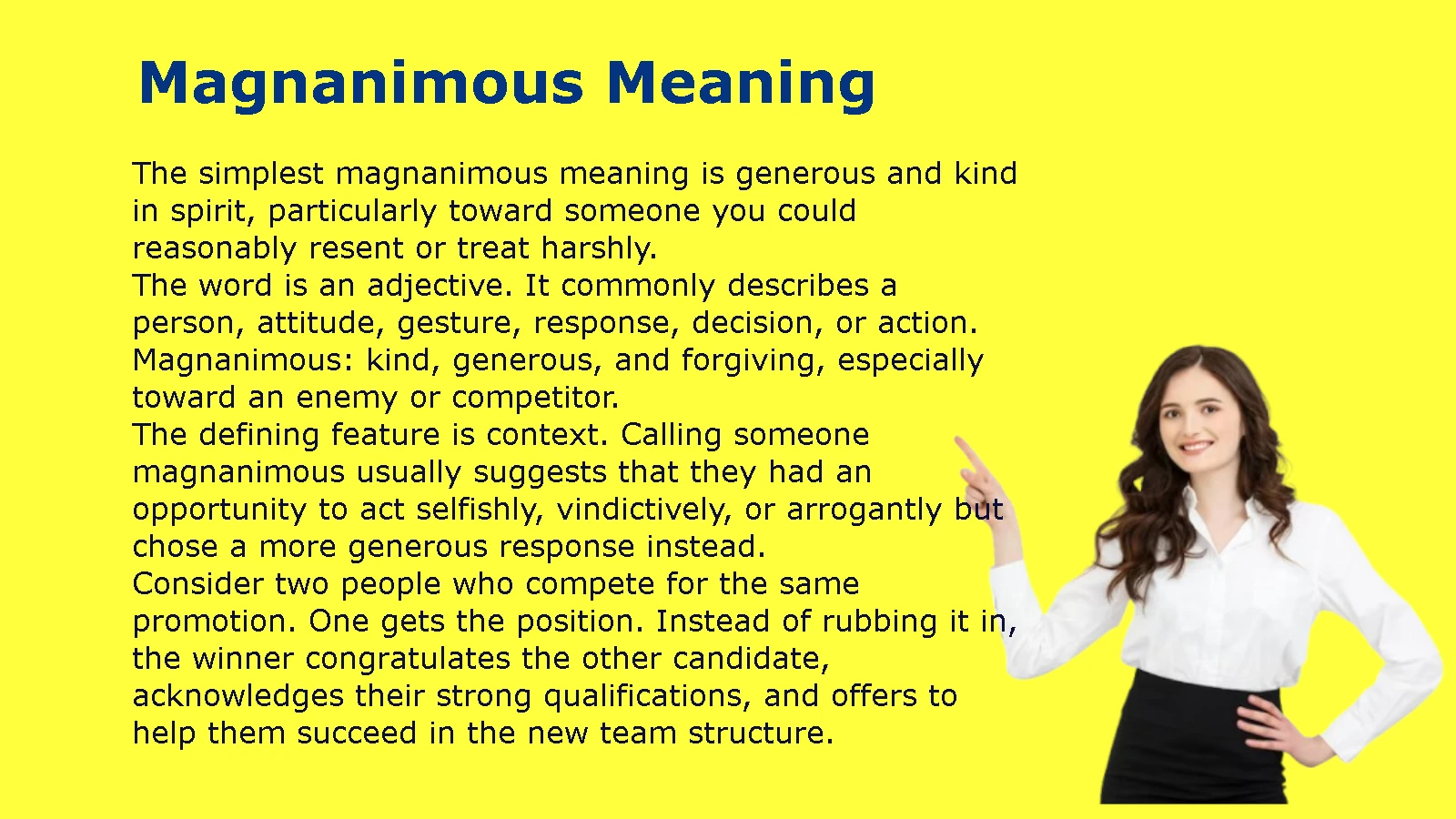 Magnanimous Meaning