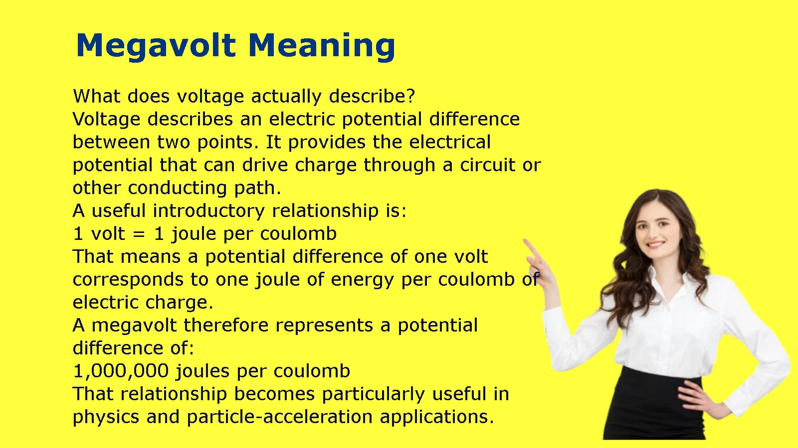 Megavolt Meaning