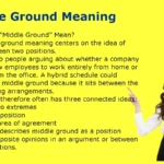 Middle Ground Meaning