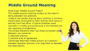 Middle Ground Meaning