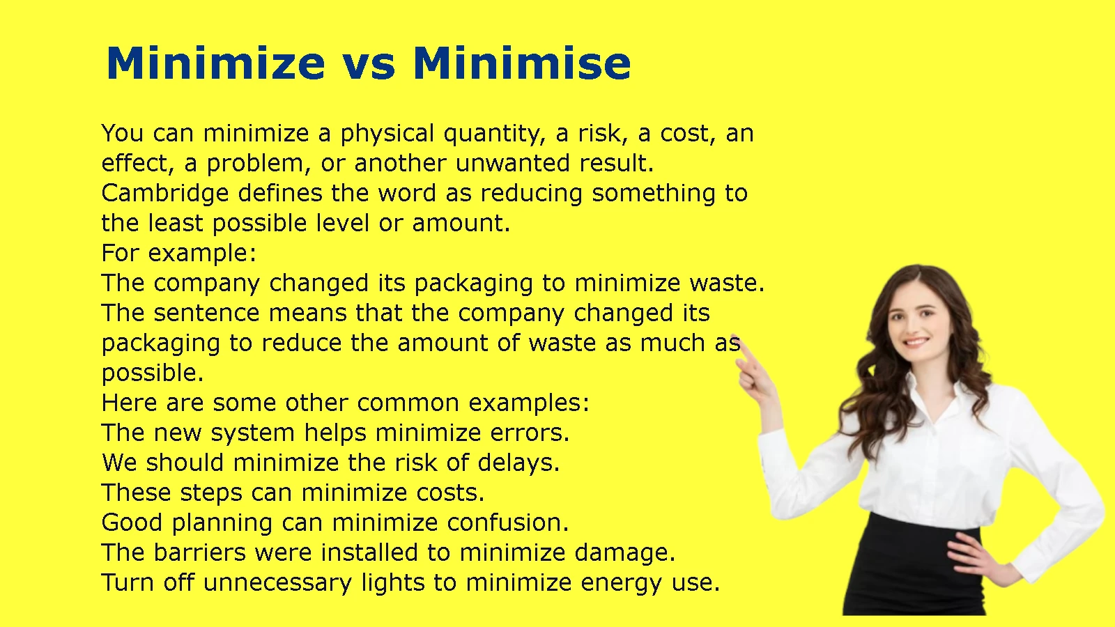Memorize vs Memorise