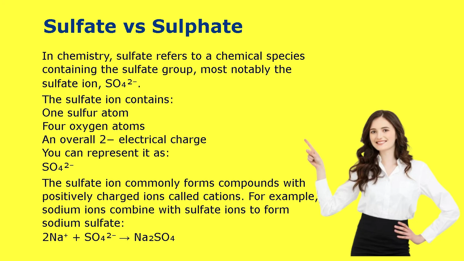 Sulfate vs Sulphate