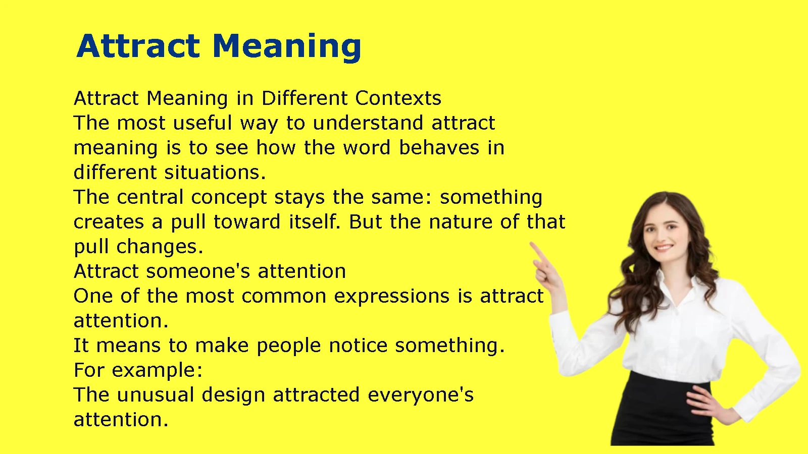Attract Meaning