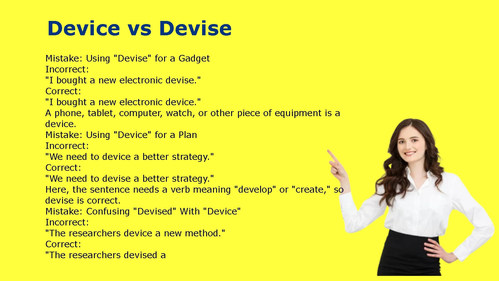 Device vs Devise
