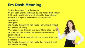 Em Dash Meaning