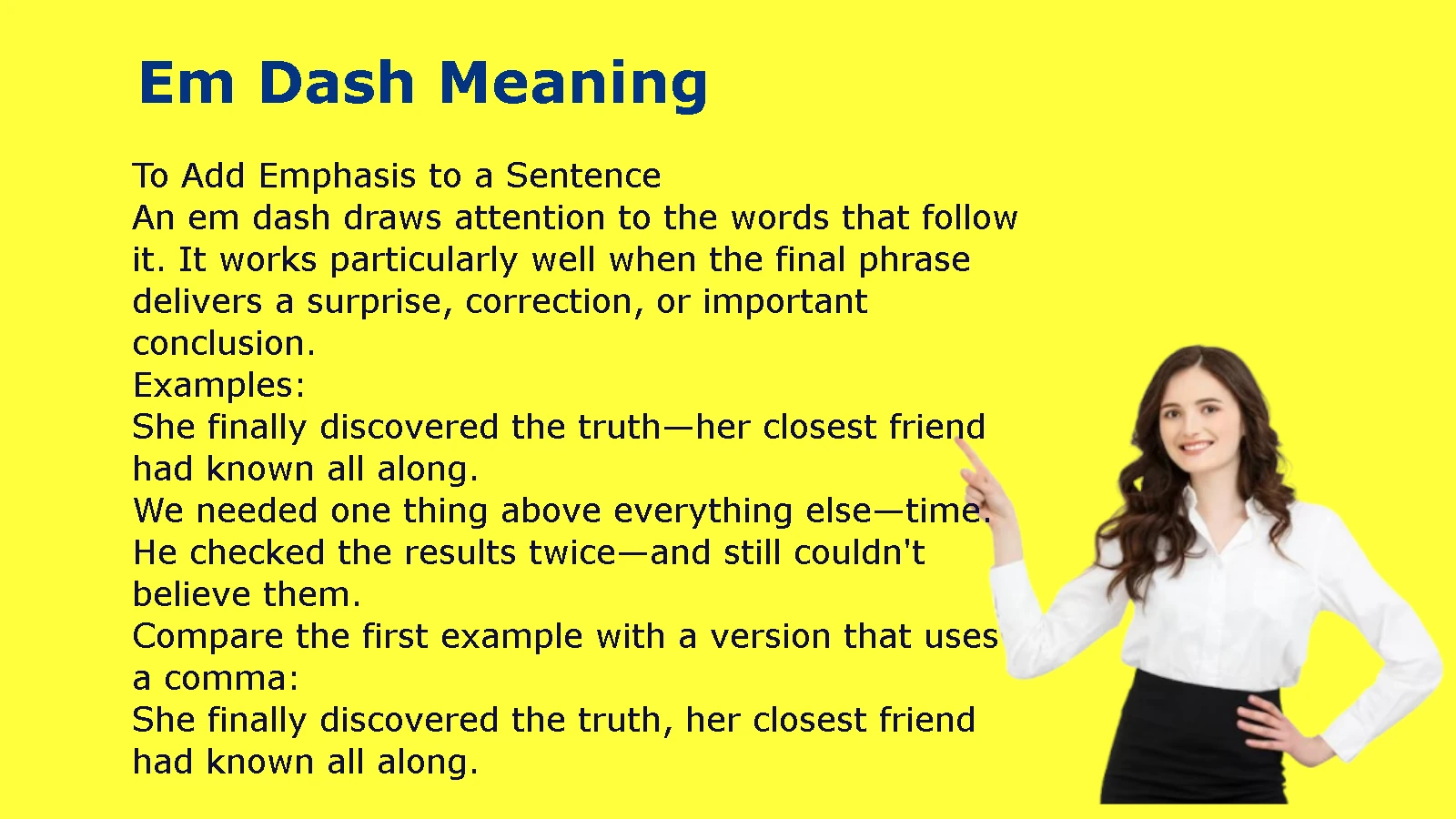 Em Dash Meaning