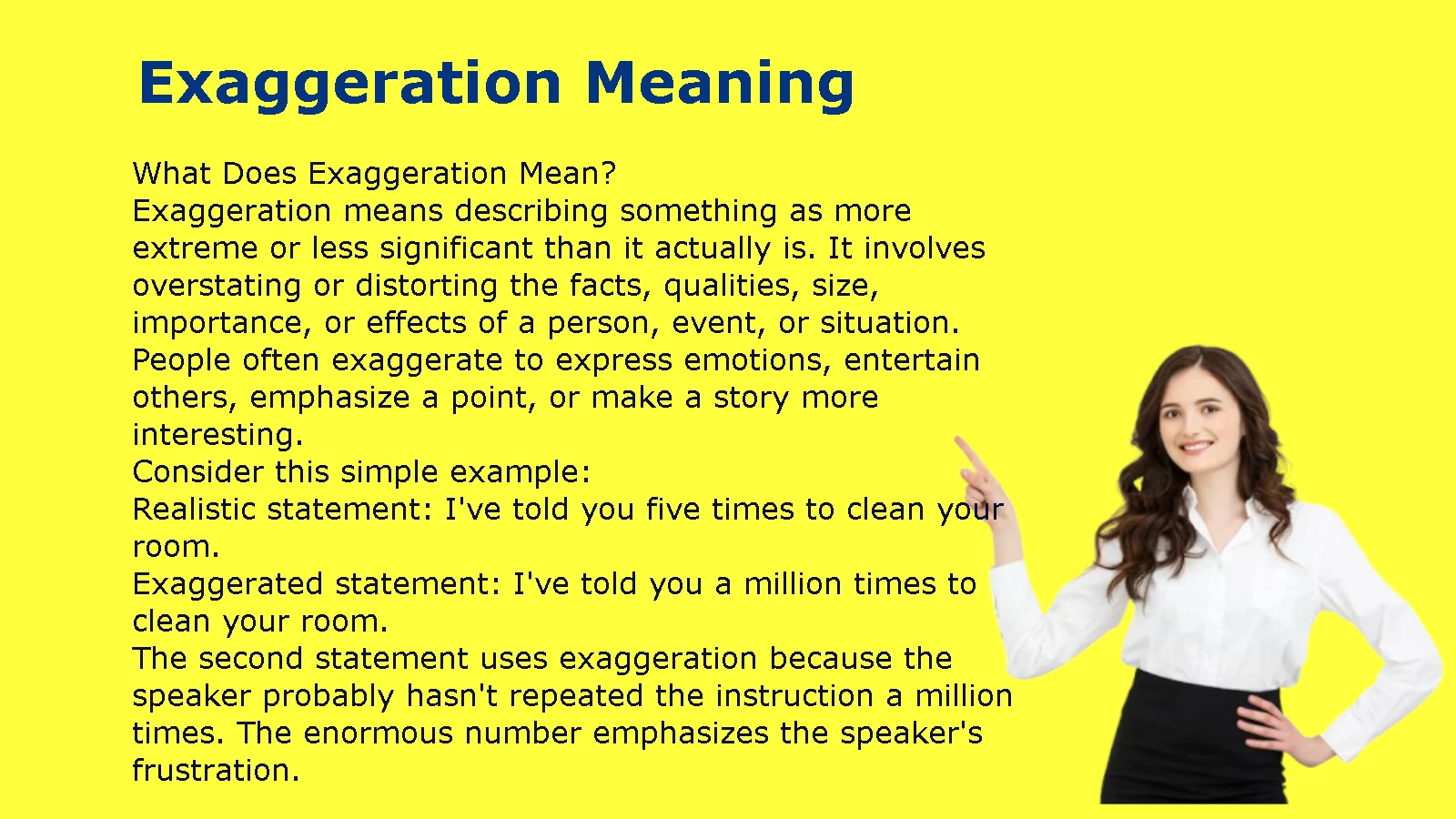 Exaggeration Meaning