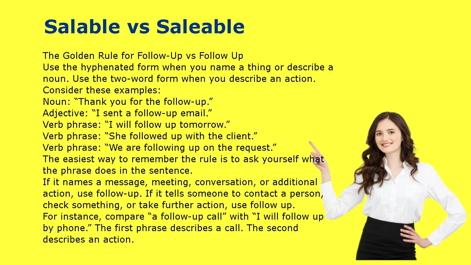 Follow-Up vs Follow Up