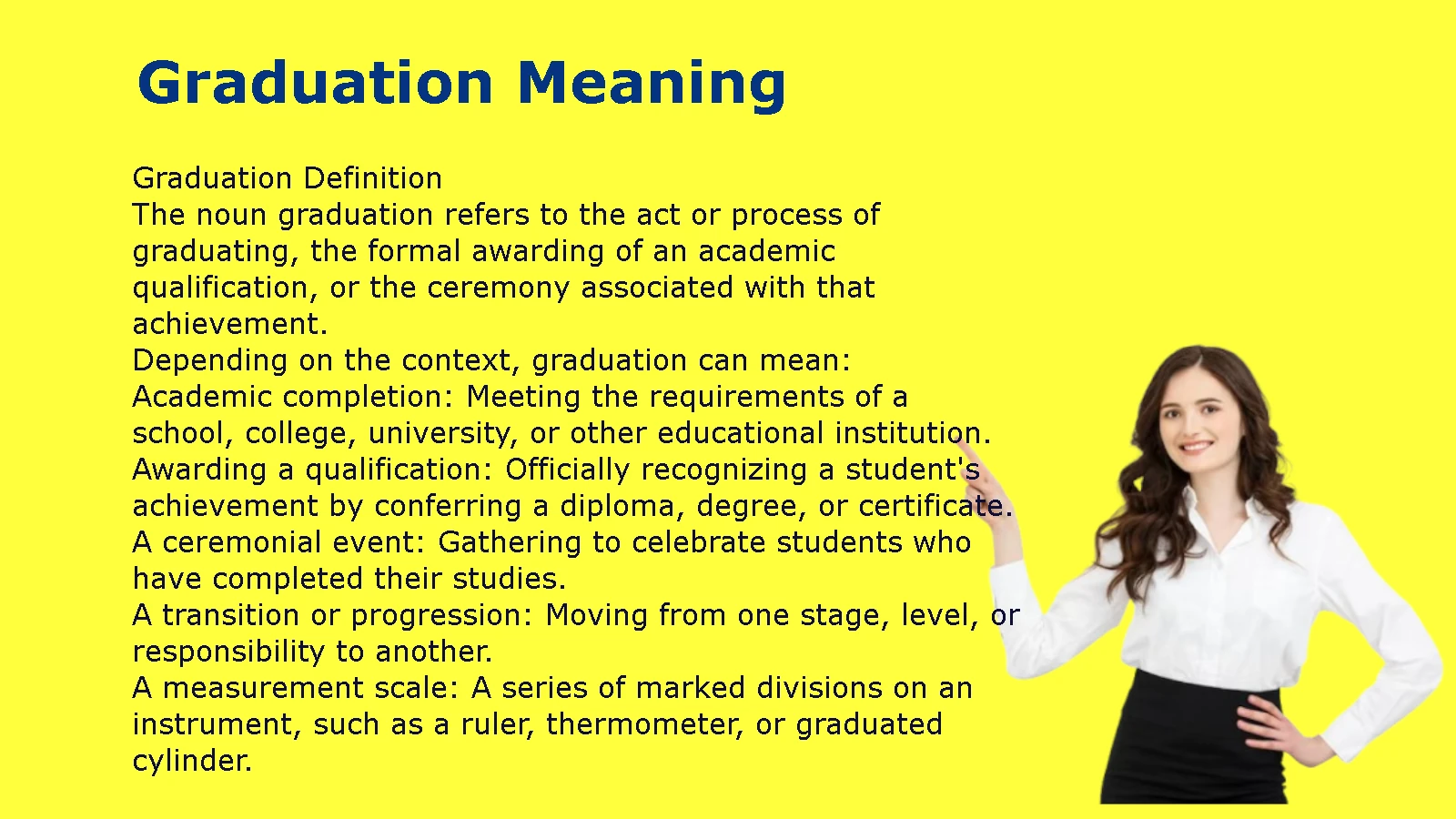 Graduation Meaning