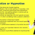 Hypnotize or Hypnotise