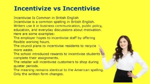 Incentivize vs Incentivise
