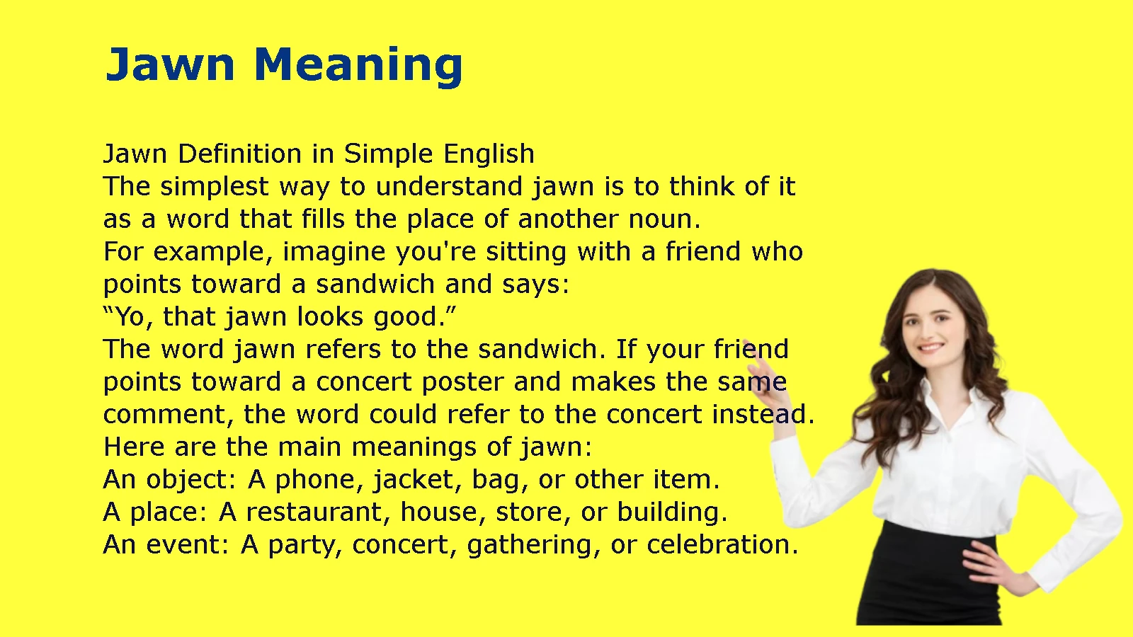 Jawn Meaning