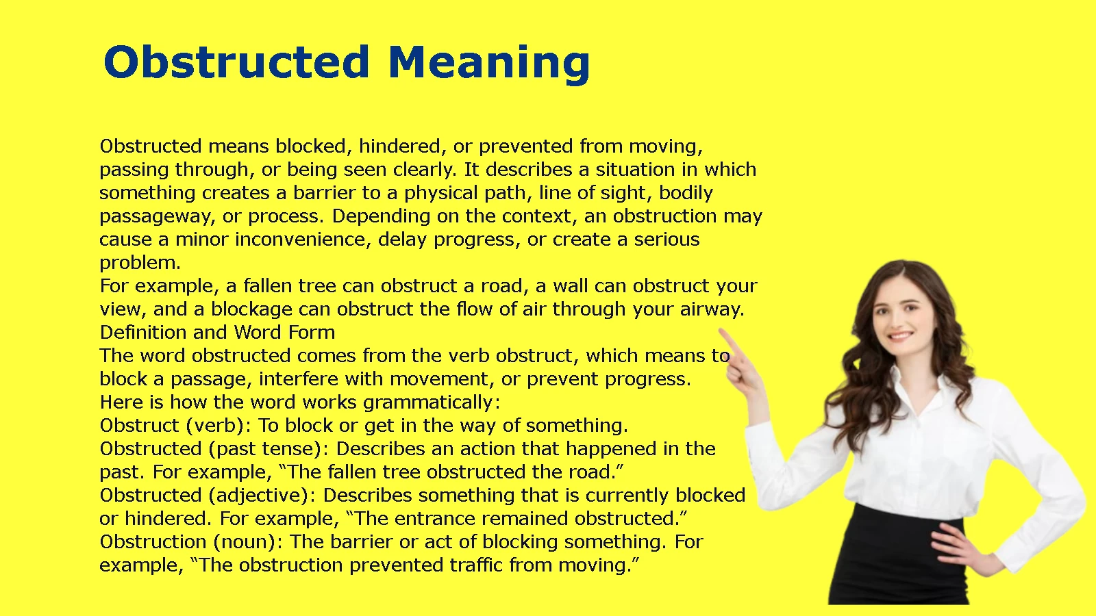 Obstructed Meaning
